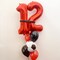 40 Inch Red Number 21 or 12 Balloons Giant 12 Balloons Red Birthday 21 Balloons (Red 21)